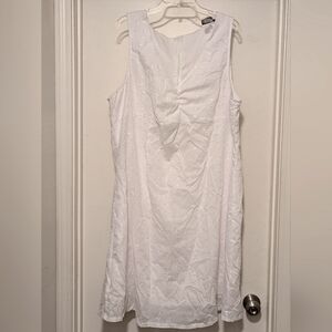 White Summer Dress Maxi Size 22